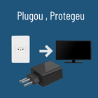 Plugue De Tomada Protetor 3 Pinos 10a Qpp03p | Preto